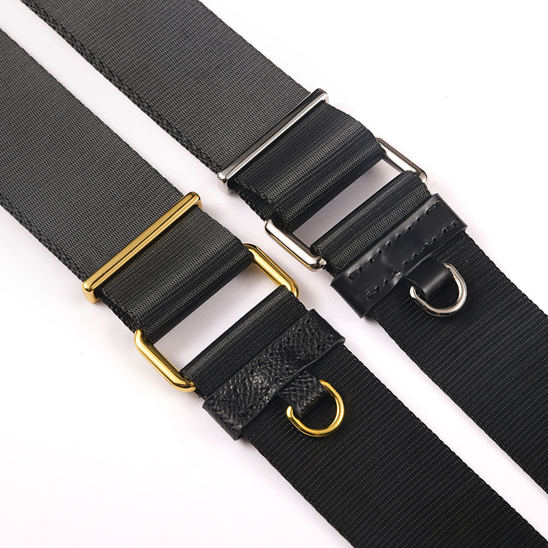 Picture of MHS-F-1 Black Replacement Wide Shoulder Strap for Hobo Cotton and Lylon Crossbody Bag Backpack with Accessories Bag Shoulder Strap