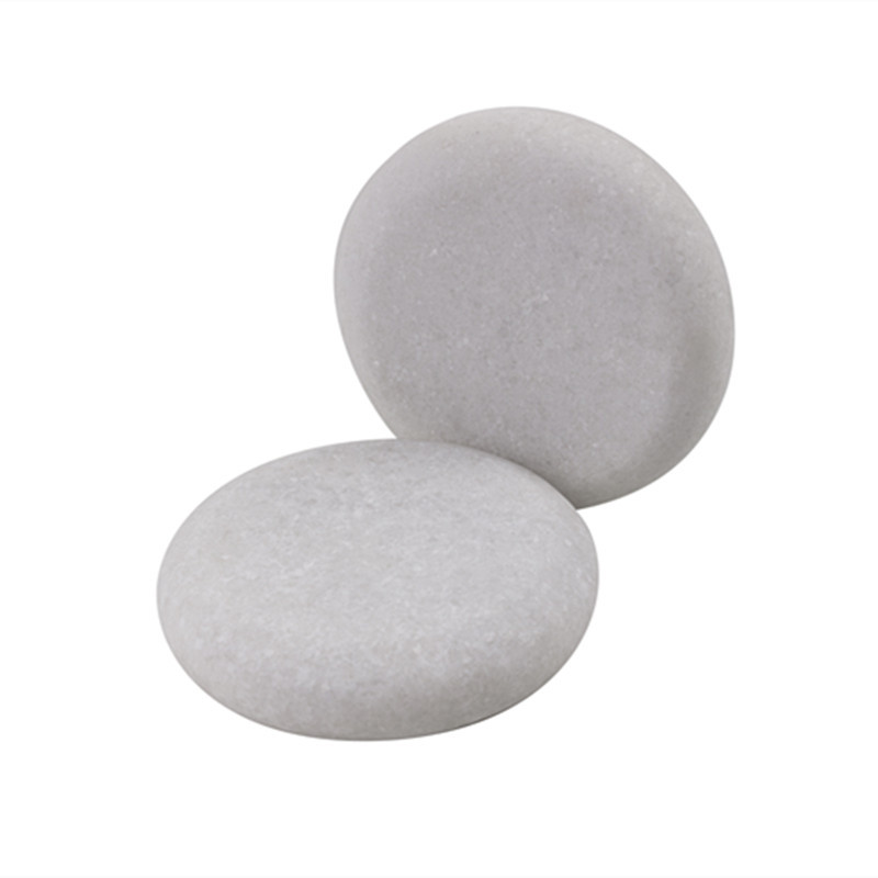 Picture of White Energy Stone Spa Marble Cold Compress Stone Massage Stone Essential Oil Stone Massage Stone Volcanic Hot Stone Physiotherapy