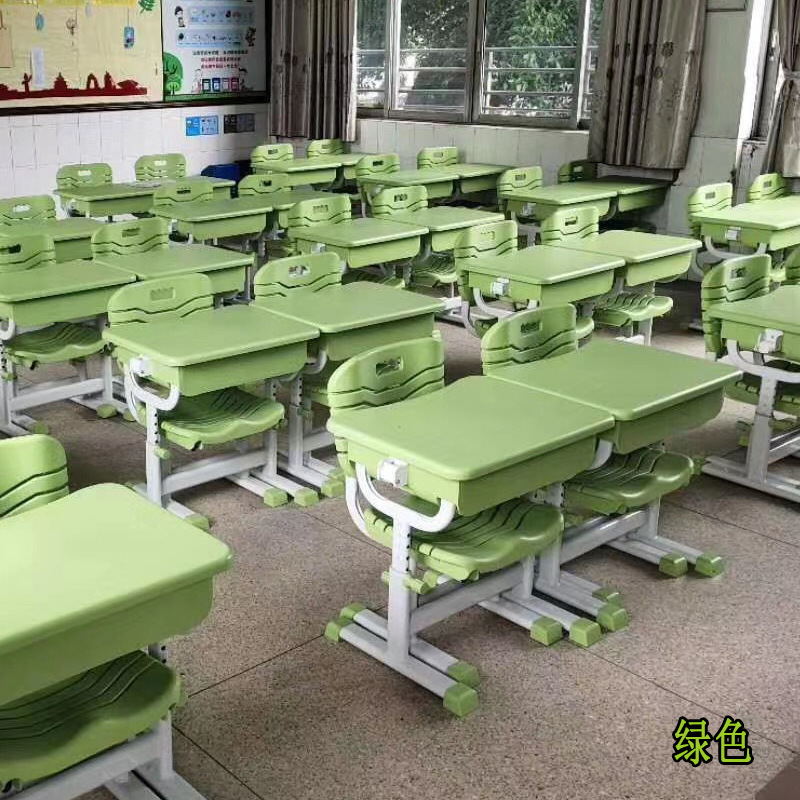 Picture of School student desks and chairs primary and secondary school students lift double single ABS training tutorial class training tables and chairs wholesale