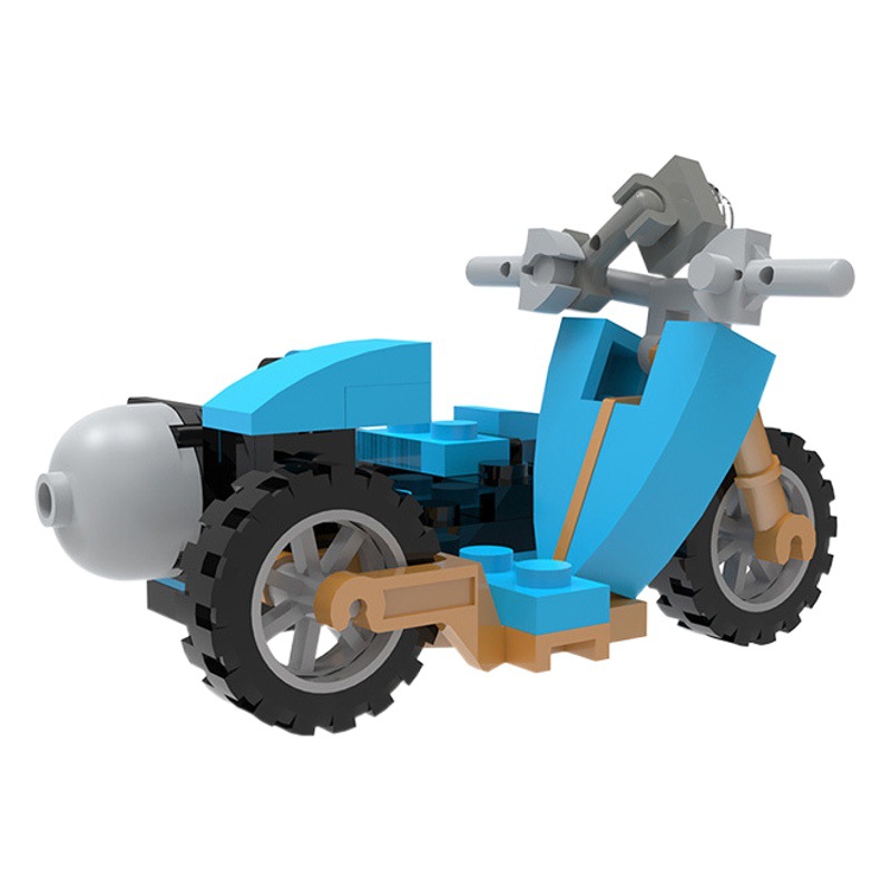 MOC Building Blocks Compatible with Lego Small Particle Set Hagrid's Motorcycle Harry Potter Small Particle Matching Toy