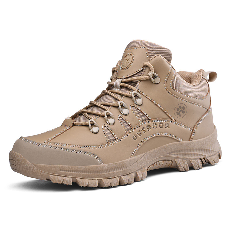 Picture of 2022 New Trendy Large Size Men's Hiking Shoes Fashionable Hiking Shoes Military Boots Non-slip Wear-resistant Outdoor Shoes Men's Shoes Jinjiang