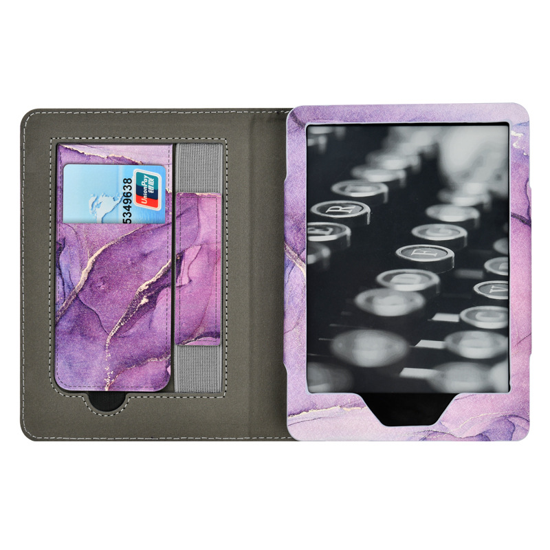 Picture of Kindle paperwhite6543 Handheld Bracket Painted Protective Case New 2024 Leather Case OASIS23