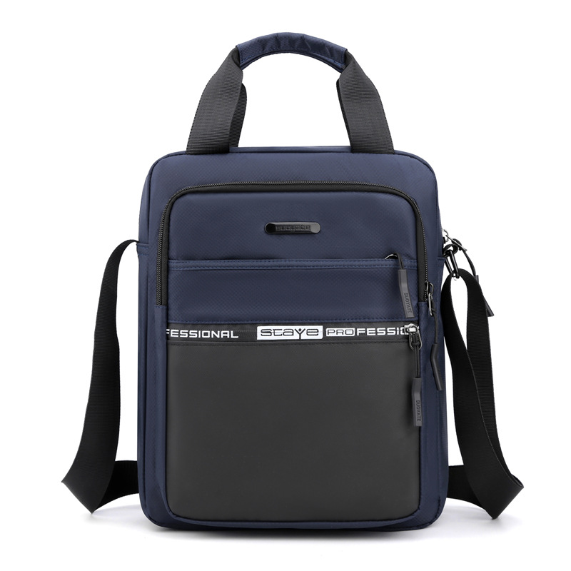 Picture of Large Capacity Men's Handbag Lightweight Outdoor Commuter Crossbody Bag Fashionable Water-Resistant Nylon Cloth Bag Shoulder Backpack