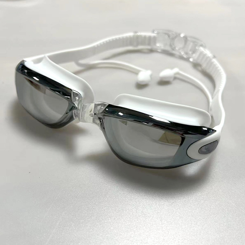 Picture of in stock factory direct wholesale adult anti-fog swimming goggles myopia swimming goggles racing swimming glasses silicone swimming goggles