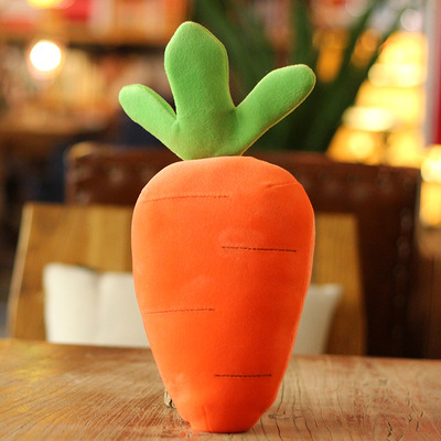 Picture of 20cm down Cotton Fruit and Vegetable Pillow Wedding Throwing Children's Gift Doll Stuffed Toy Wholesale