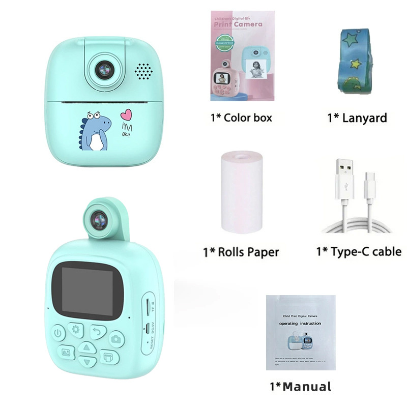 Picture of The new high-definition digital children's camera camera video game thermal printing cross-border wholesale generation