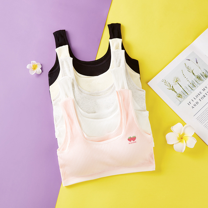 Picture of Girl's underwear development period student girl's high school student underwear pure cotton vest girl's junior high school student underwear