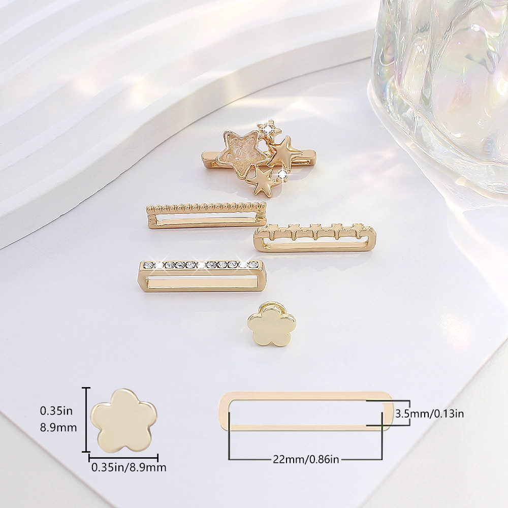 Picture of For Apple Watch Watch Watch Universal Silicone Strap Star Flower Decoration