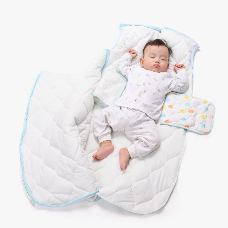 Picture of Factory direct supply of a generation of hair agent baby sleeping bag newborn belly kick thick swaddling clothes in autumn and winter