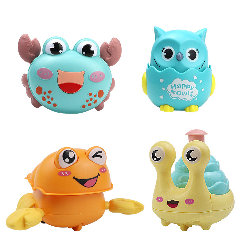 Children's toys pressing animals small crab crawling toy car vibrato the same toy cross-border stall wholesale