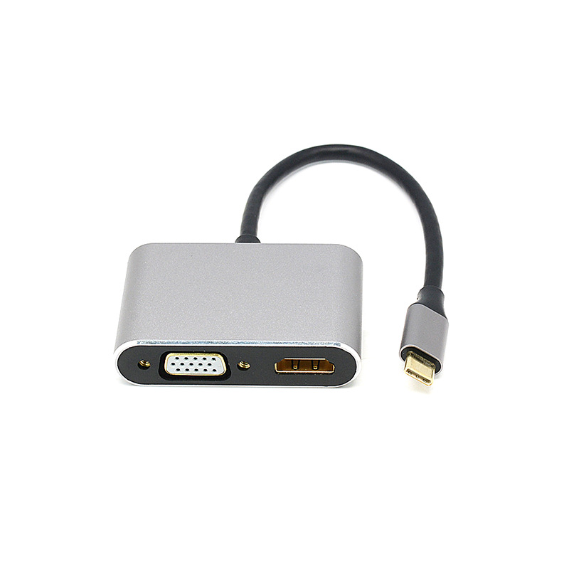 Picture of Typec Docking Station Switch Game Console Computer Mobile Phone Usb-C to Hdmi4K Vga Four-In-One Docking Station