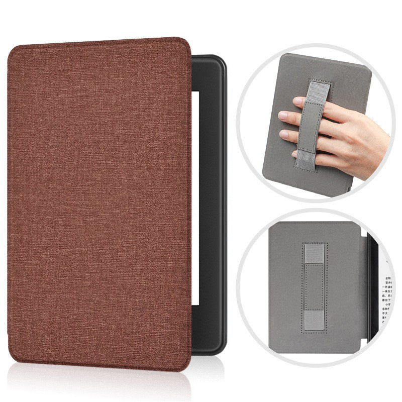 Picture of Suitable for 2024kpw6 Fabric 7-inch Handheld Protective Case Kindle paperwhite12th Handheld Leather Case