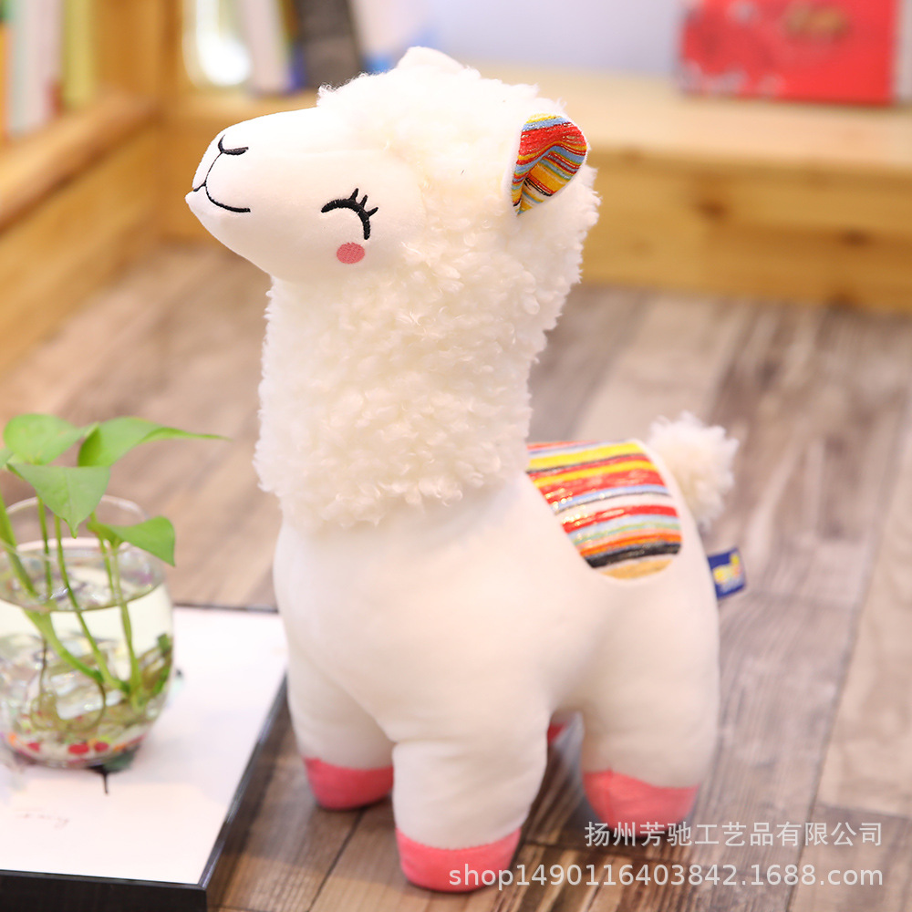 Picture of New Cartoon Plush Toy Squinting Alpaca Dropshipping Handmade