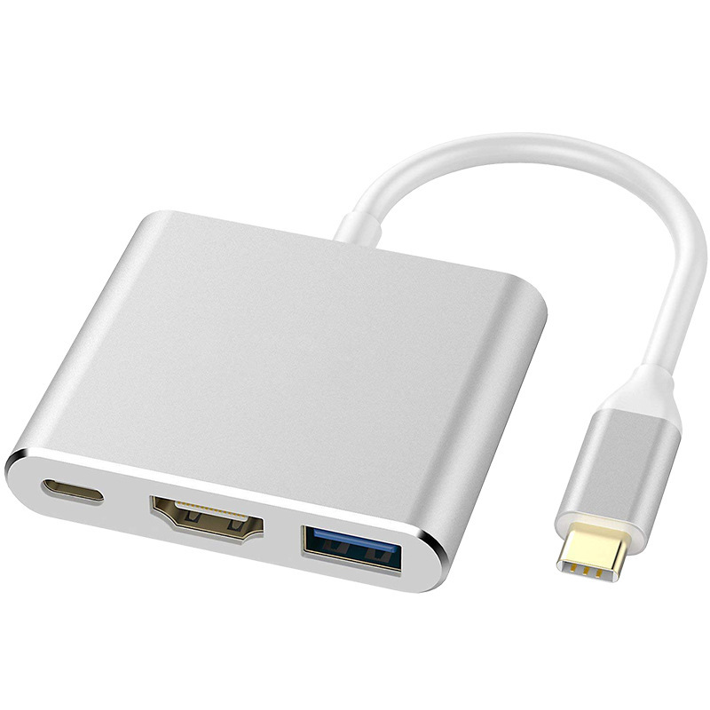 Picture of Chen is a type c to hdmi three-in-one usb3.1 docking station hub converter pd HD 4K cross-border exclusive