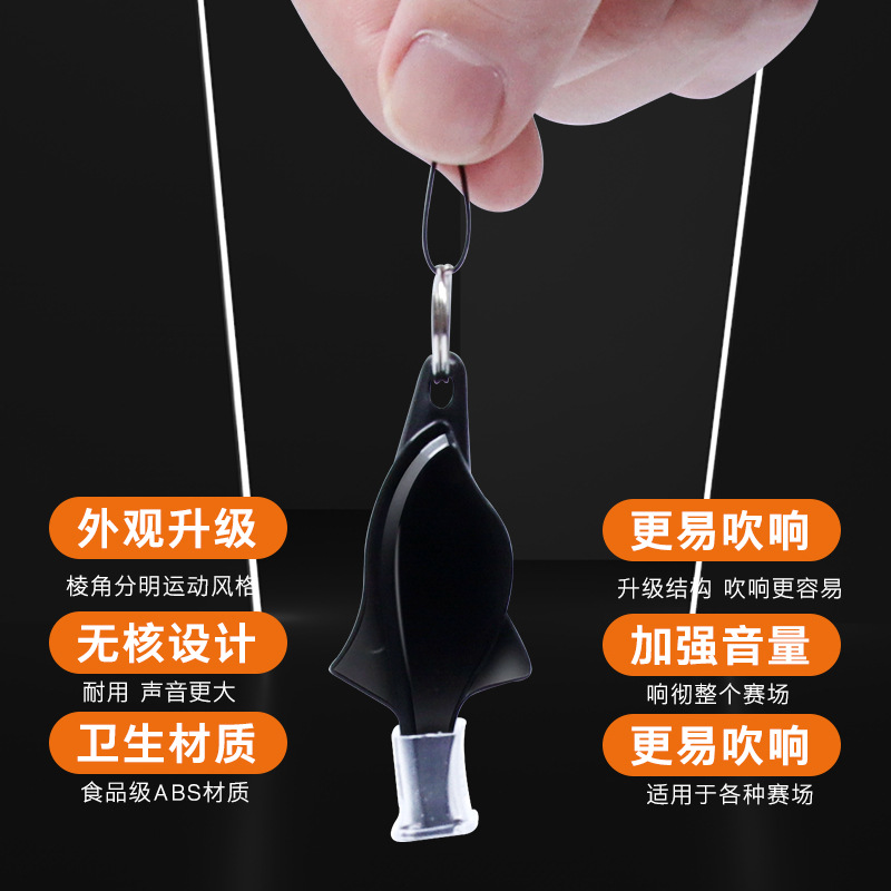 Picture of Cross-Border Dolphin Whistle Super Loud Referee Special Outdoor Training High-Pitched Life-Saving Survival Basketball Coach Whistle