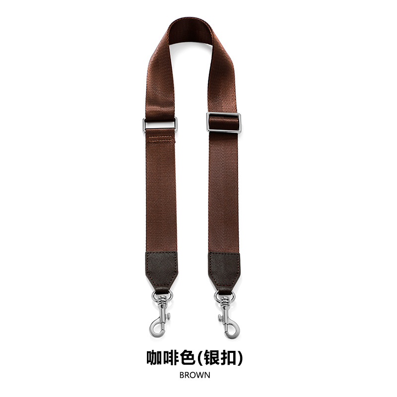 Picture of Mahuangshi F-73 adjustable webbing 3.8C wide polyester cross-border webbing canvas replacement wide shoulder strap crossbody strap