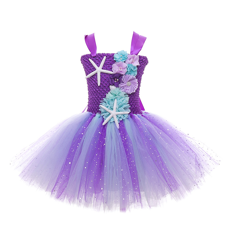 Picture of European and American Cross-border Mermaid Mermaid Girl Princess Skirt Children's Costsize Skirt Children's Performance Skirt