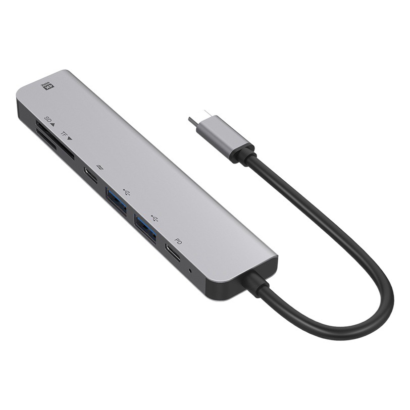 4K60Hzhdmi HD converter hub for Apple computer Huawei 7-in -1 typec docking station