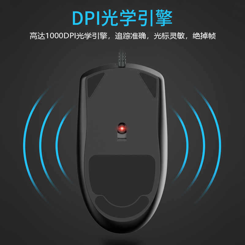 Picture of To cool M103 wired mouse desktop notebook computer general business unit company office home mouse