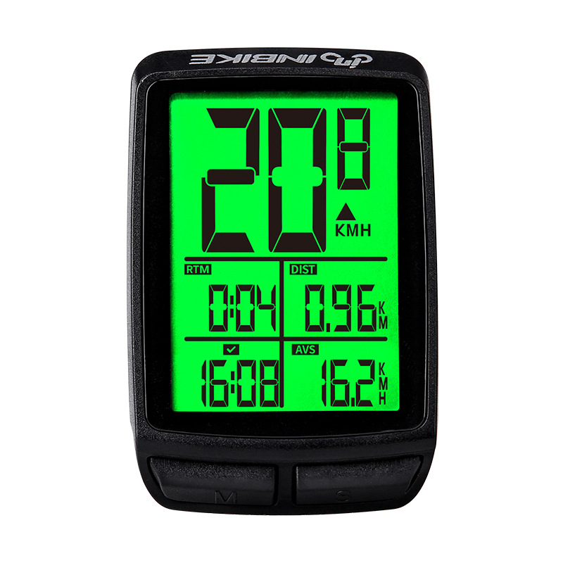 Picture of INBIKE Bicycle Code Table Riding Wireless English Mountain Bike Speed Meter Cross-border Special for Road Bike Odometer