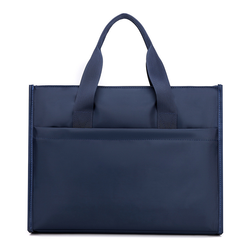 Picture of Lightweight Water-repellent Nylon Cloth Bag Simple All-match Commuter Bag New Men's Hand Bag Business Casual Handbag