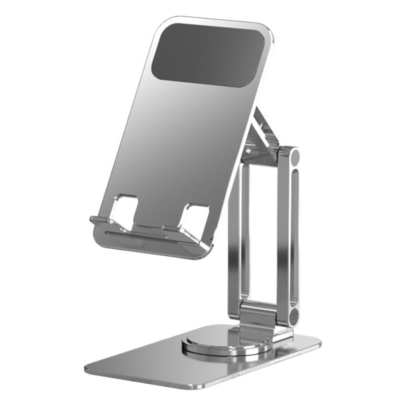 Metal aluminum alloy rotating mobile phone stand folding desktop mobile phone stand lazy portable tablet support PAD