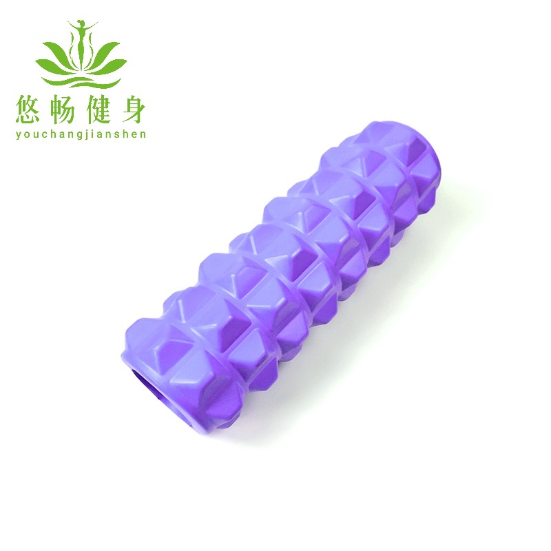 Picture of Eva Hollow Yoga Column 33cm Stereo Dot Mace Muscle Fitness Massage Stick 3D High Hardness Foam Shaft