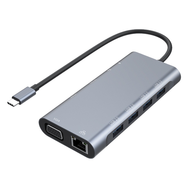 Cross-border 11in1usb3.0hub hub for Apple laptop multi-function typec docking station
