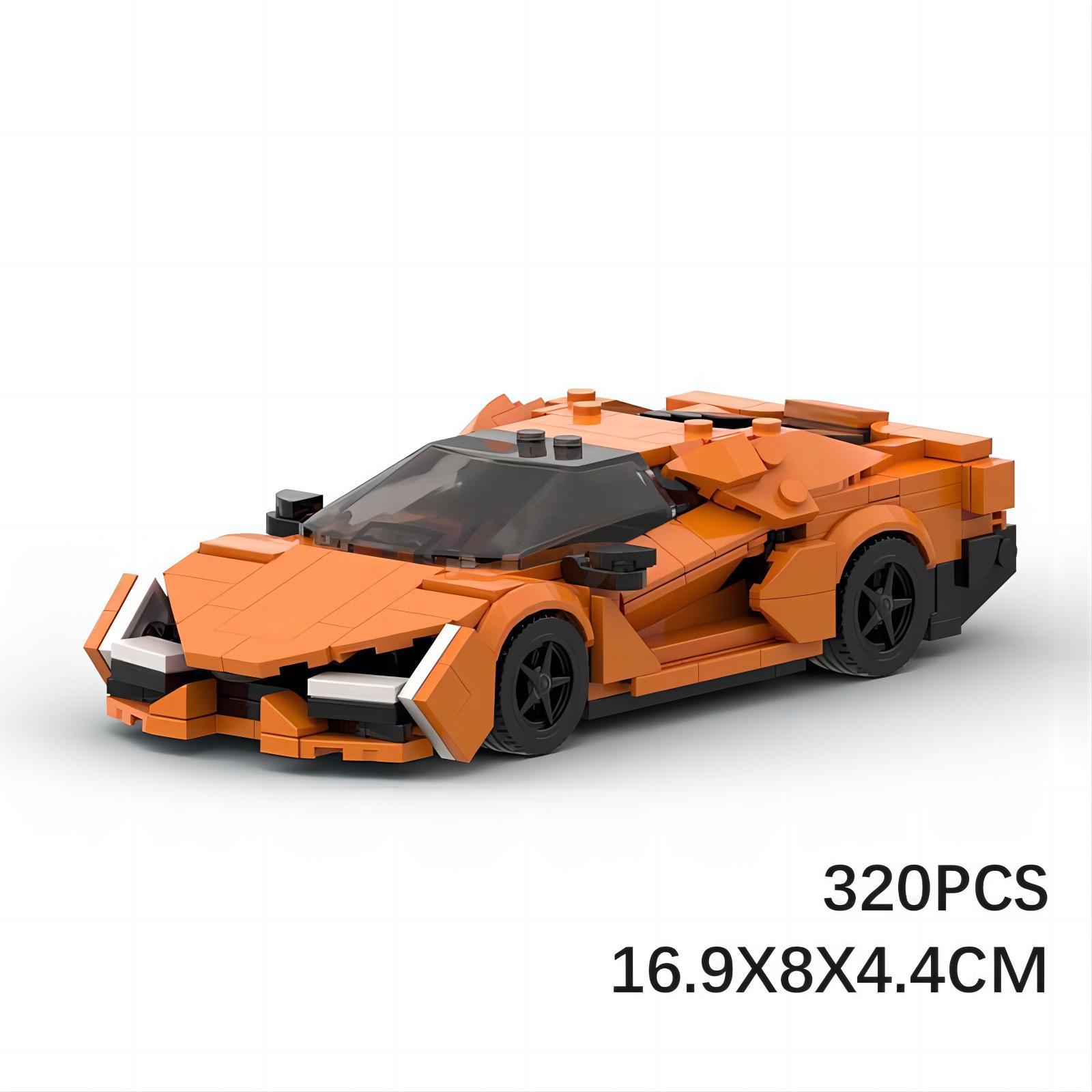 Picture of Compatible with Lego Sports car MOC-153888 hand-assembled building blocks suit Revuelto assembled car model Men