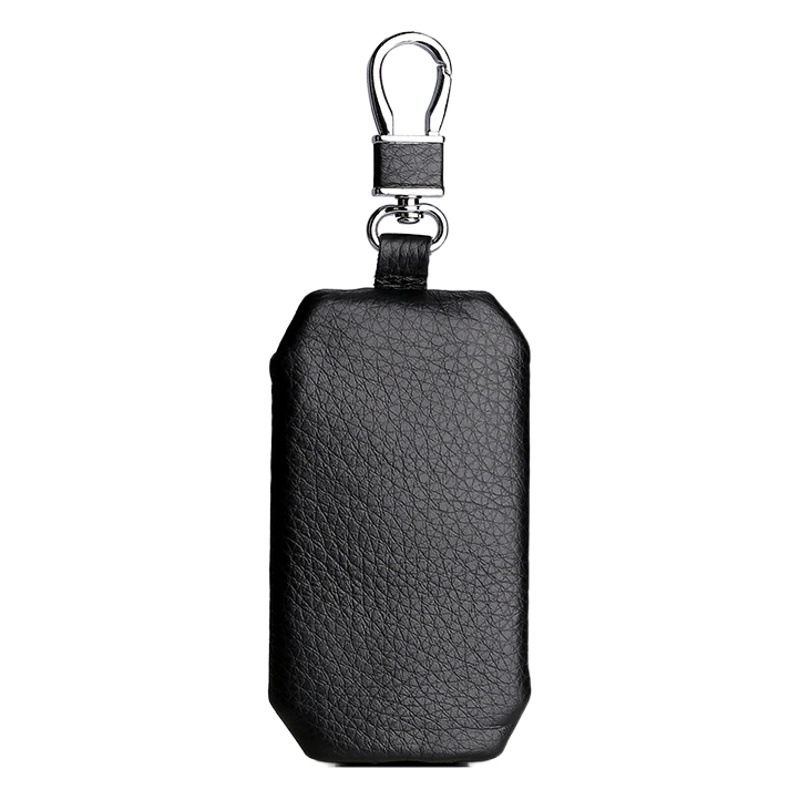 Waterproof zipper key bag leather women's cross-border retro universal car key protective cover factory wholesale