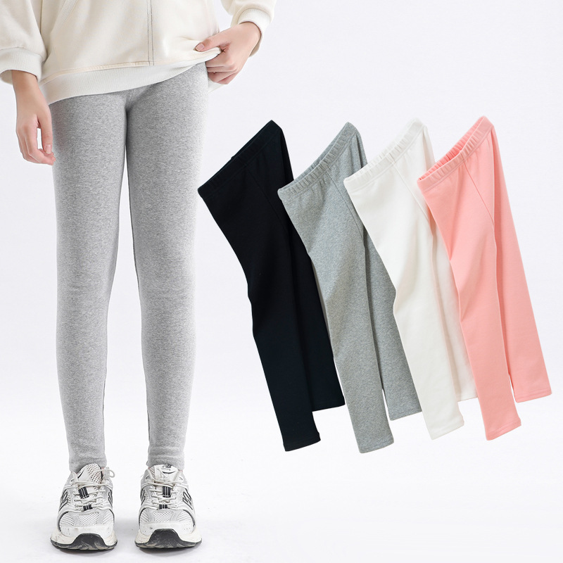 Picture of Girls' Leggings Spring and Autumn Cotton Baby Outer Wear Tight Pants Children's Long Pants Children's Pants Slim Fit Factory Batch