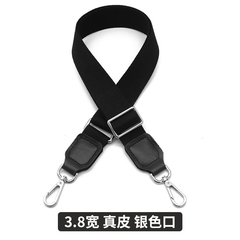 Picture of Women's Bag Solid Color Black Crossbody Shoulder Strap Replacement Bag Strap Shoulder Strap Adjustable Wide Shoulder Strap Strap Accessory Replacement Strap