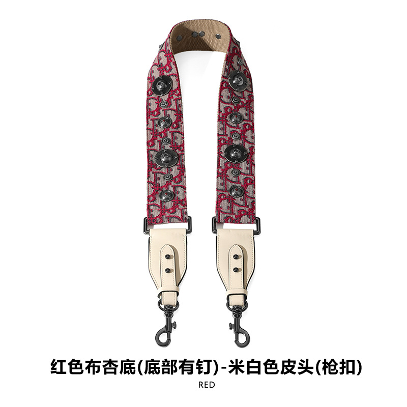 Picture of Mahuangshi MHS-F-66 Wide Bag with Canvas Shoulder Strap Shoulder Crossbody Cowhide Bag Accessories Bag Strap Comfortable D