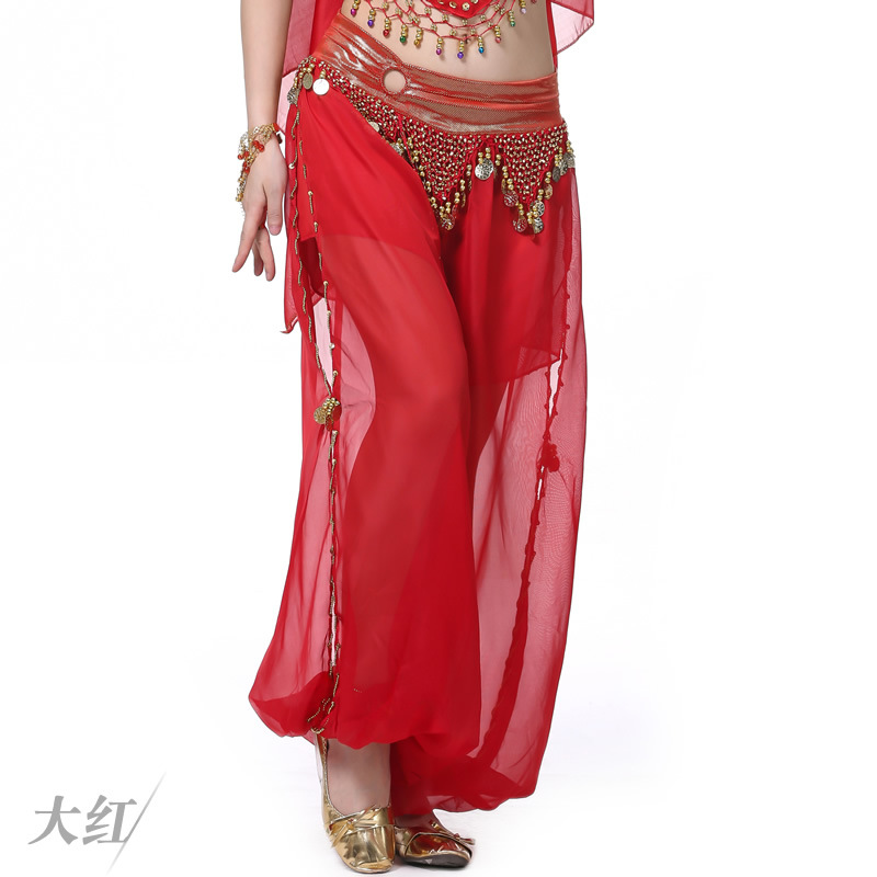 Picture of Dancer Ring Lanterns Belly Dance Performance Dance Pants Belly Dance Pants