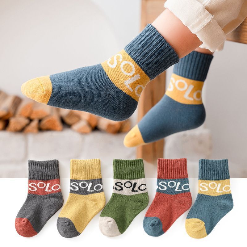 Picture of Children's socks autumn cotton children's socks baby autumn and winter cartoon boys and girls new boys and girls socks