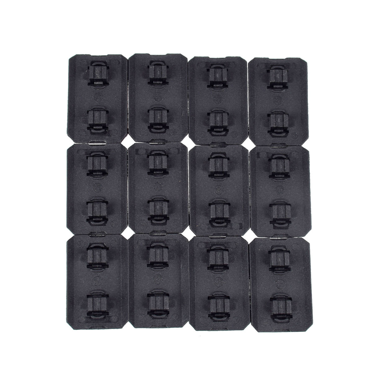Picture of Nylon Hand Baffle Fish Bone Protector M-LOK System with Anti-slip Wood Protector 12 Pieces Pack