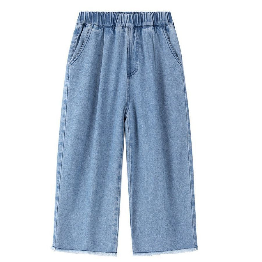 Picture of Boys Jeans Spring and Autumn 2024 New Design Sense Western Style Loose All-match Trousers Children's Wide-leg Long Pants