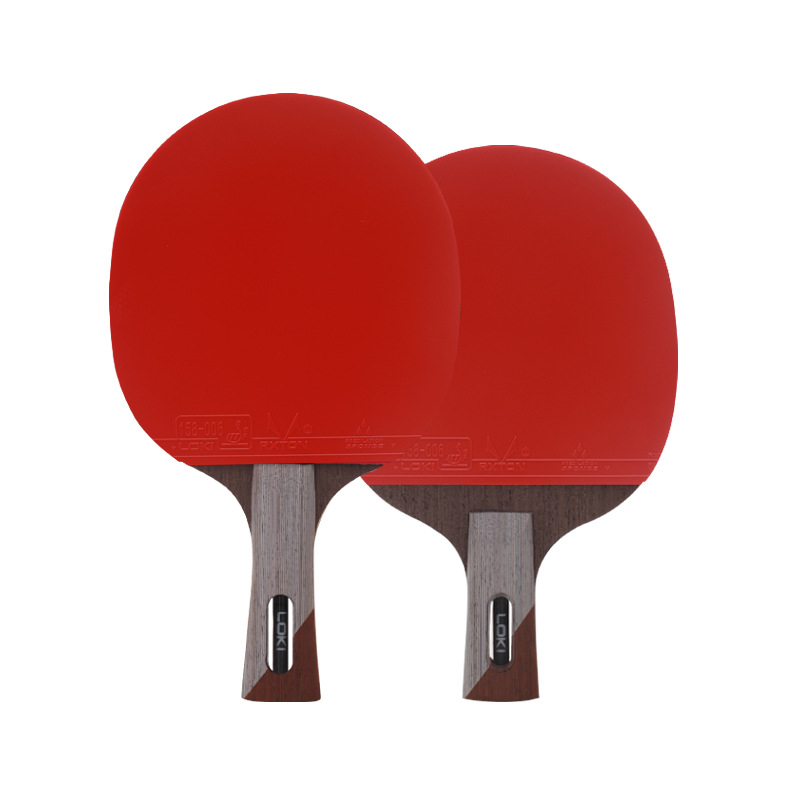 Picture of LOKI Raytheon Ruilong Series 5-Star Table Tennis Bats Viscous Anti-Glue Carbon Base Plate Finished Bats 5-Star Straight Horizontal Bats