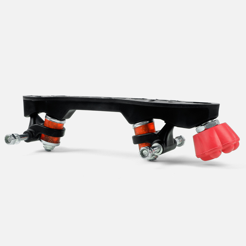 Picture of Double Row Roller Skate Car Adjustable Brake Head Base Roller Skate Accessories Four-wheel Skate Triangle Bracket