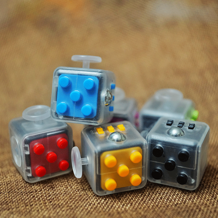Picture of Fidget cube decompression cube anti-pressure irritability dice psychological hint cube artifact irritability cube