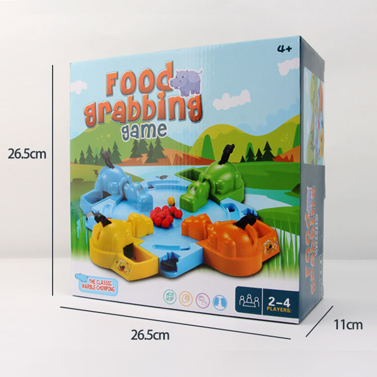 Picture of Cross-border Hippo Swallow Beads Children's Educational Toys Hungry Hippo Interactive Eating Frog Games