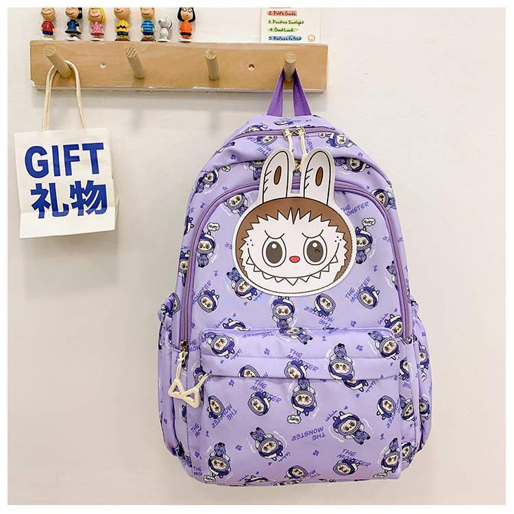 Picture of New Rabbu Children's Backpack Cartoon Primary School Students Junior High School University Women's Backpack Large Capacity Backpack