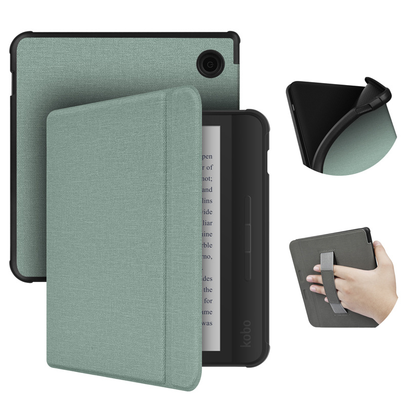 Picture of Suitable for 2024Kobo Libra Color Handheld Cloth Pattern Tpu Protective Case Kobo 7inch E-Book Protective Case