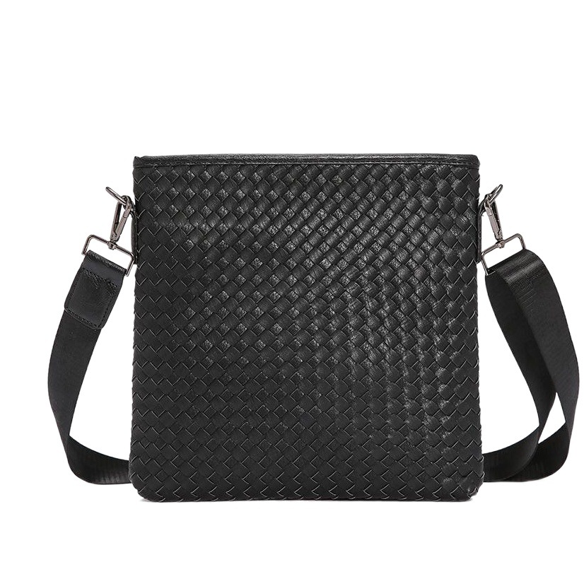 Wholesale New Korean Style Men's Shoulder Bag Handwoven Casual Men's Bag Trendy Crossbody Bag Outdoor Backpack