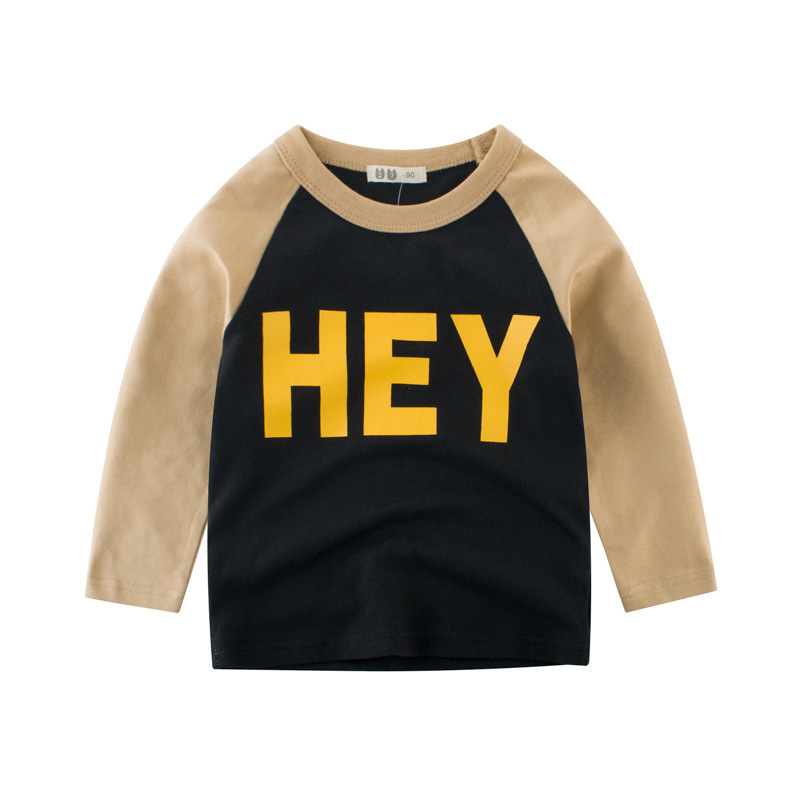 Picture of 27Kids Kidsren's Clothing Autum New Product 2025 Kidsren's T-Shirt Korean Style Baby Long-Sleeved Top Boy's Bottoming Shirt Ins