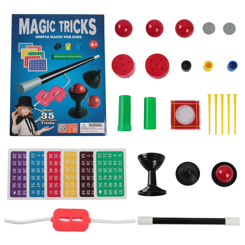 Picture of Cross-border new Amazon hot show children's puzzle magic props with instructions suit toys