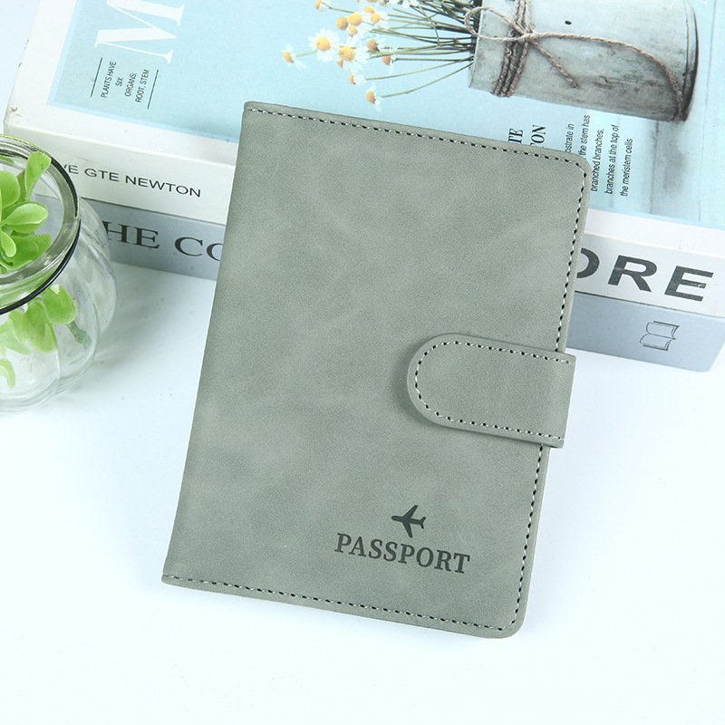Picture of Spot New Rfid Passport Holder Convenient Multi-Functional Document Holder Pu Material Storage Travel Passport Bag