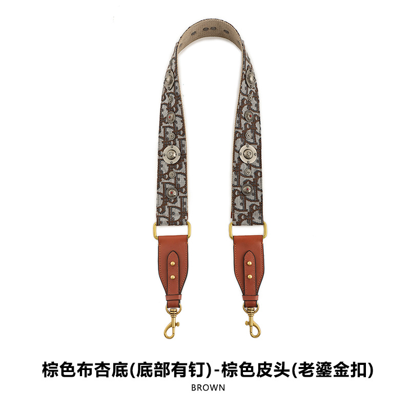 Picture of Mahuangshi MHS-F-66 Wide Bag with Canvas Shoulder Strap Shoulder Crossbody Cowhide Bag Accessories Bag Strap Comfortable D