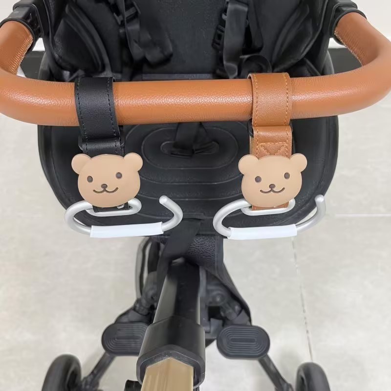 Ins Hanfeng Cartoon Bear Baby Trolley Hook Outdoor Baby Walking Artifact Multifunctional Baby Trolley Hanging Belt