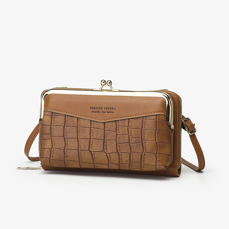 Picture of 2023 New Mobile Phone Wallet Women's Card Bag One Simple Fashion Shoulder Crossbody Bag Multifunctional Coin Purse